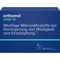 Produktbild von Orthomol Vital M Kombipack mit Trinkfläschchen und Kapseln für Männer 30 Stück