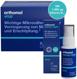 Orthomol Vital und Orthomol Nemuri Night Kapseln vegan zuckerfrei alkoholfrei 30 Stück – Bild 1 von 1