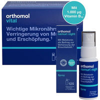 Produktbild von Orthomol Vital und Orthomol Nemuri Night Kapseln vegan zuckerfrei alkoholfrei 30 Stück