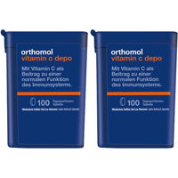 Produktbild von Orthomol Vitamin C depo Ascorbinsäure Tabletten laktosefrei und glutenfrei für Erwachsene
