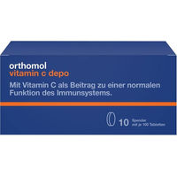 Produktbild von Orthomol Vitamin C Depo Tabletten mit Ascorbinsäure glutenfrei und laktosefrei 100 Stück