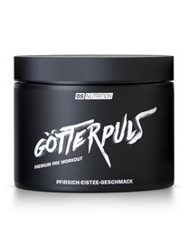 OS NUTRITION Götterpuls Pre Workout Pfirsich-Eistee Pulver vegan ohne Zusatzstoffe 308g – Bild 1 von 6
