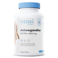 Produktbild von Osavi Ashwagandha Extra 400 mg mit Vitamin B12, vegane Kapseln, 120 Stück