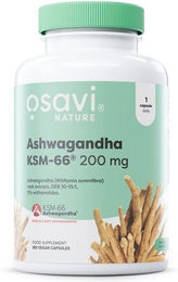 Osavi Ashwagandha KSM-66 200 mg Kapseln vegan 180 Stück – Bild 1 von 1