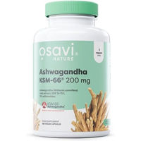 Produktbild von Osavi Ashwagandha KSM-66 200 mg Kapseln vegan 180 Stück