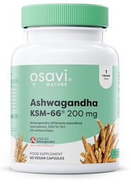 Osavi Ashwagandha KSM-66 200 mg Vegan Kapseln 60 Stück – Bild 1 von 1