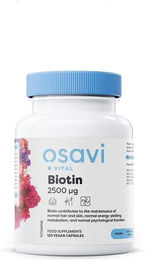 Osavi Biotin 2500mcg Vegan Kapseln ohne Zusatzstoffe 120 Stück – Bild 1 von 1
