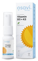 Osavi Vitamin D3 + K2 Spray mit Pfefferminzgeschmack 25 ml – Bild 1 von 1