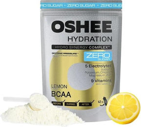 OSHEE Hydrationspulver BCAA Lemon Zero zuckerfrei 630 g – Bild 1 von 4