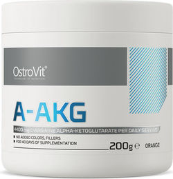 OstroVit A-AKG L-Arginin Pulver 200 g zuckerfrei glutenfrei laktosefrei fettfrei – Bild 1 von 1