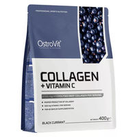 Produktbild von OstroVit Collagen mit Vitamin C Pulver 400g Johannisbeere