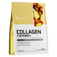 Produktbild von OstroVit Collagen mit Vitamin C Rindercollagen Pulver Ananas 400g