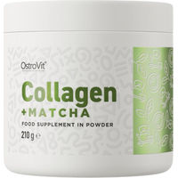 Produktbild von OstroVit Collagen Typ I mit Matcha Pulver marin