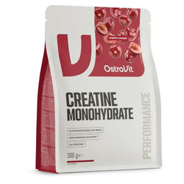 OstroVit Creatin Monohydrat Pulver Kirschgeschmack 300 g – Bild 1 von 3