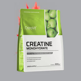 OstroVit Creatine Monohydrat Pulver Apfel 300g – Bild 1 von 2