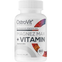 Produktbild von OstroVit Magnesium Max + Vitamin Komplex Tabletten für Sportler 60 Stück