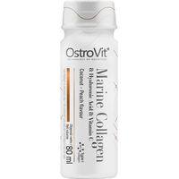 Produktbild von OstroVit Marine Collagen Shot Typ I Kokosnuss Pfirsich Ampullen