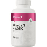 Produktbild von OstroVit Omega 3 + ADEK Kapseln, 90 Stück