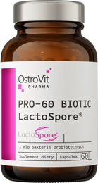 Ostrovit Pharma Lactospore BI9108 Probiotic Pro-60 Biotic MTCC 5856 Kapseln 60 Stück vegan laktosefrei glutenfrei – Bild 1 von 3
