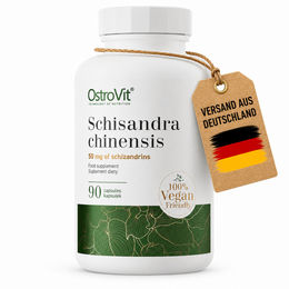 OstroVit Schisandra Chinensis 500 mg Kapseln Vegan 90 Stück – Bild 1 von 2