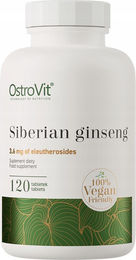 OstroVit Siberian Ginseng Sibirischer Ginseng Tabletten 120 Stück vegan vegetarisch – Bild 1 von 1