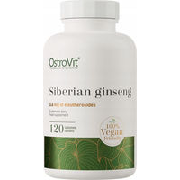 Produktbild von OstroVit Siberian Ginseng Sibirischer Ginseng Tabletten 120 Stück vegan vegetarisch