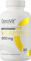 OstroVit Vitamin C 1000 mg Ascorbinsäure Tabletten 90 Stück vegetarisch – Bild 1 von 1
