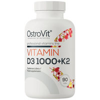 Produktbild von OstroVit Vitamin D3 1000 IU und K2 50 mcg Tabletten 90 Stück