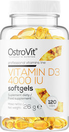 OstroVit Vitamin D3 4000 IU Kapseln für Erwachsene und Senioren 120 Stück – Bild 1 von 1