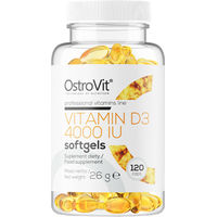 Produktbild von OstroVit Vitamin D3 4000 IU Kapseln für Erwachsene und Senioren 120 Stück