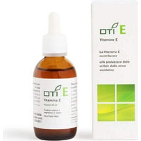 Produktbild von OTI E Vitamin E Nahrungsergänzungsmittel in Tropfenform mit Zitronenaroma, vegan und glutenfrei, 50 ml