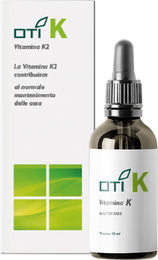 OTI K Vitamin K2 Tropfen mit Zitronenaroma, vegan und glutenfrei, 20 ml – Bild 1 von 2