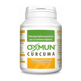 OXiMUN Curcuma 120 Kapseln mit standardisiertem Kurkuma-Extrakt und Vitamin C – Bild 1 von 1