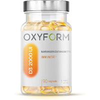 Produktbild von OXYFORM Vitamin D3 Kapseln ohne Zusatzstoffe
