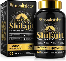 P-beauty Himalaya Shilajit Mumijo Kapseln 10:1 Extrakt mit 40% Fulvinsäure für Sportler 60 Kapseln – Bild 1 von 3