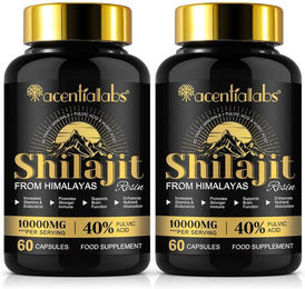 P-beauty Himalaya Shilajit Mumijo Kapseln 10:1 Extrakt mit 40% Fulvinsäure für Sportler 60 Kapseln – Bild 1 von 3