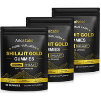Produktbild von P-beauty Shilajit Himalayan Gold Gummibärchen mit Fulvosäure und Mineralstoff-Komplex zuckerfrei