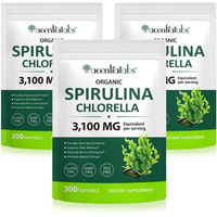 Produktbild von P-beauty Spirulina Chlorella Superfood-Mischung Bio Kapseln Vegan