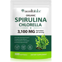 Produktbild von P-beauty Superfood-Mischung Spirulina und Chlorella Bio Kapseln Vegan