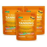 Produktbild von P-beauty Vitamin-Kombination Bräunungs-Gummibärchen mit Carotin, Vitamin A, C, D und E, 180 Gummis
