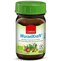 Produktbild von P. Jentschura WurzelKraft Bio Superfood-Mischung und Kräuter-Komplex Pulver vegan 60g
