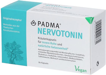 PADMA NERVOTONIN Kräuter-Komplex Kapseln vegan glutenfrei laktosefrei – Bild 1 von 1