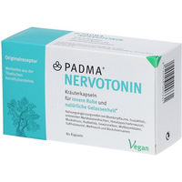 Produktbild von PADMA NERVOTONIN Kräuter-Komplex Kapseln vegan glutenfrei laktosefrei
