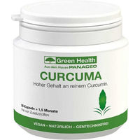 Produktbild von Panaceo Green Health Curcuma Kapseln mit standardisiertem Extrakt