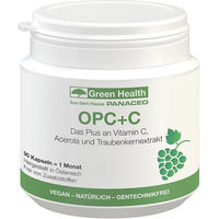 Produktbild von Panaceo Green Health OPC+C Kapseln vegan ohne Gelatine