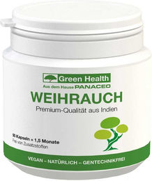 Panaceo Green Health Weihrauch Boswellia Kapseln vegan und ohne Gelatine – Bild 1 von 1