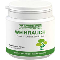 Produktbild von Panaceo Green Health Weihrauch Boswellia Kapseln vegan und ohne Gelatine