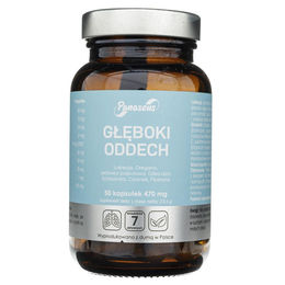 Panaseus Deep Breath Kräuter-Komplex 470 mg Kapseln 50 Stück zuckerfrei und ohne Zusatzstoffe – Bild 1 von 2