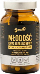 Panaseus Youth Hyaluronsäure mit Beta-Carotin Kapseln 50 Stück – Bild 1 von 4