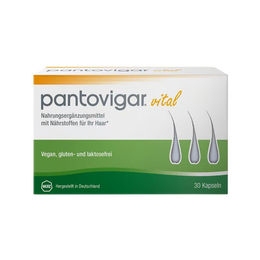 Pantovigar Vital Biotin-Komplex Kapseln vegan laktosefrei glutenfrei 30 Stück – Bild 1 von 1